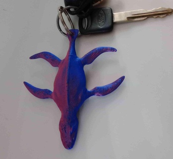 magical liopleurodon reptile dinosaur keychain one piece print place candy mountain charlie unicorn 3d print model - Mito3D