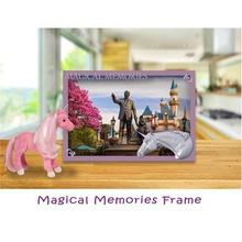 magical memories unicorn photo frame home hp3d picture fantasy fun trendy horse animal decor cute 3d print model - Mito3D