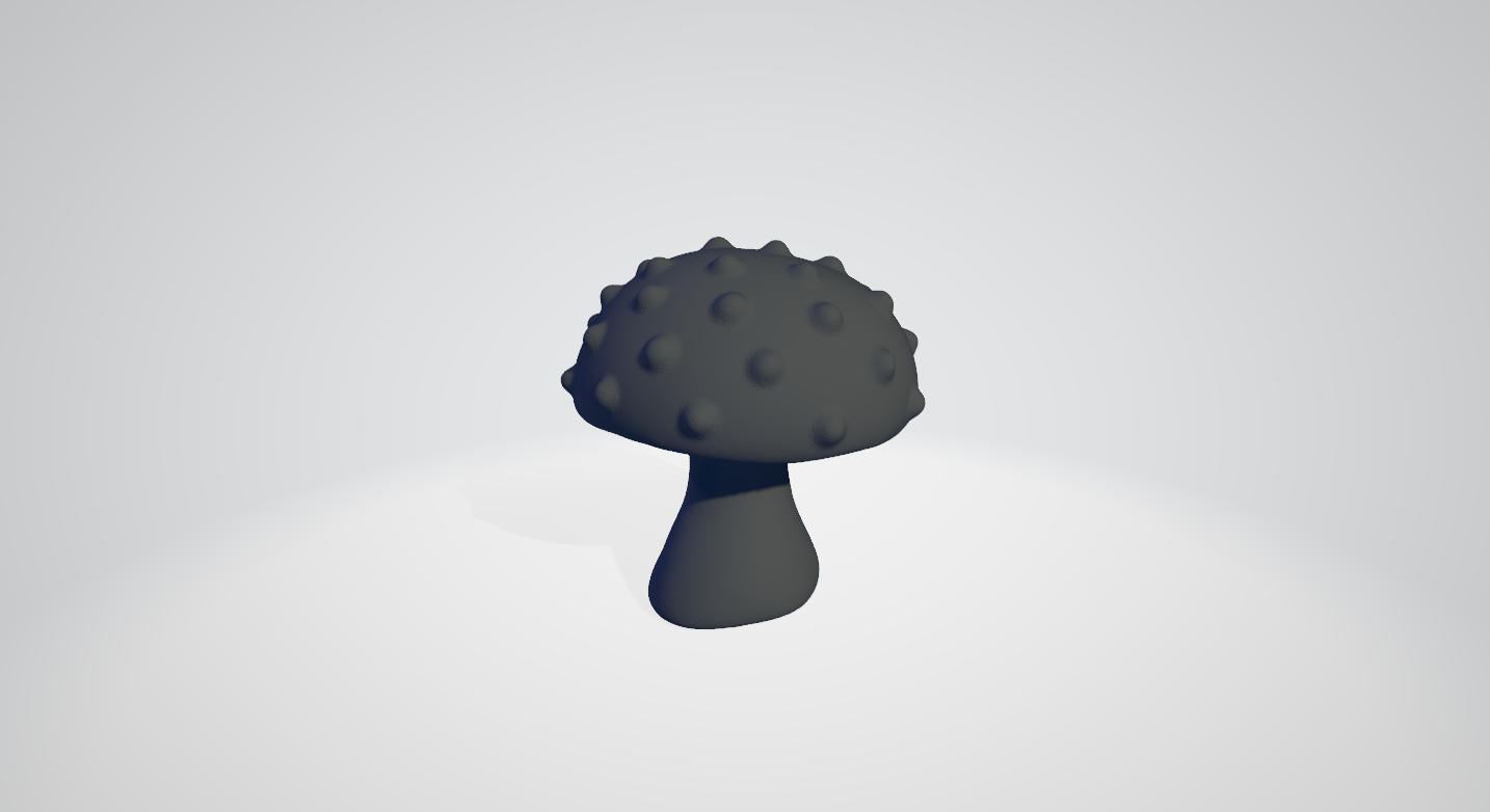 magical mushroom 1 3D print model - Mito3D
