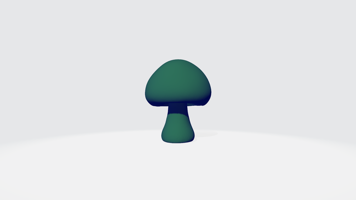 magical mushroom 4 3d print model - Mito3D