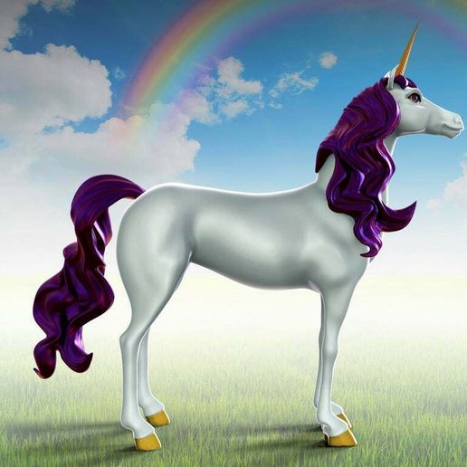 magical unicorn animals 3D print model - Mito3D