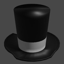 magicien chapeau mode poly art vêtements décontractée 3d print model - Mito3D