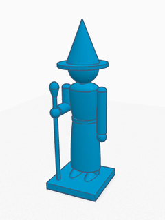 magicien fantoche pion jouet pantin 3d print model - Mito3D