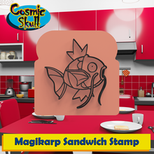 magikarp Sandwich francobollo Pokemon Drago acqua gyarados mega gigantamax pane cucina attrezzo decorazione regalo funzionale 3d print model - Mito3D