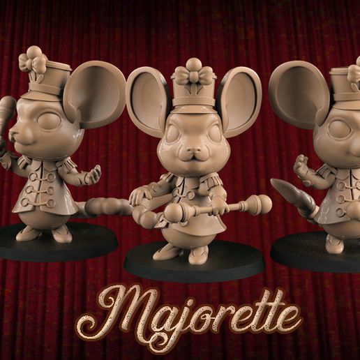 magiorette 3D print model - Mito3D