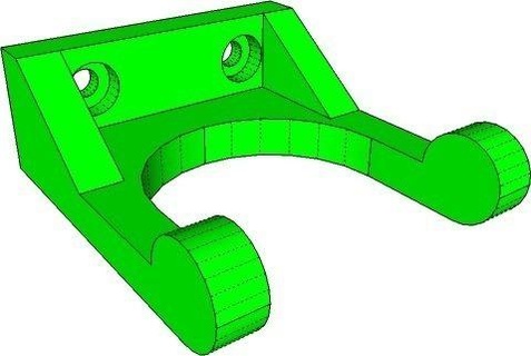 maglight wallmount bracket 3d print model - Mito3D