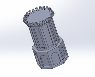 magne tower cool cute n mes 3d print model - Mito3D