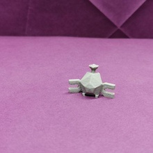manyemit poli pokemon düşük low poly çokgen elmas yönlü kübizm kübistik kubistický kül Pikaçu nintendo oyun çocuğu gen i ilk nesil şekil 3d print model - Mito3D