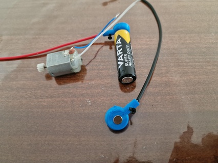 magnet hook universal battery 3d print model - Mito3D
