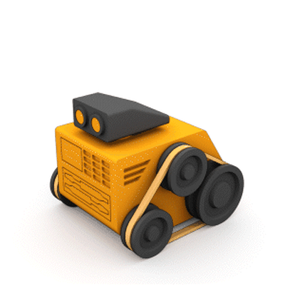 magnete robot espansione kit1 3d stampa arte puzzle giocattolo 3d print model - Mito3D
