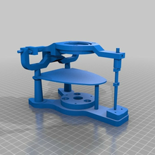 manyetik temel diş artikülatör 3d print model - Mito3D
