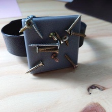 magnetic bracelet diy screw magnet bolt nail 3d print model - Mito3D