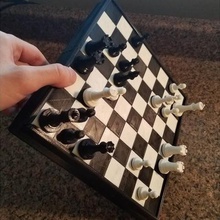 magnetic chess set game board 3d print model - Mito3D