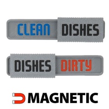 magnetic dishwasher clean dirty indicator multi color home kitchen dining 3d print model - Mito3D