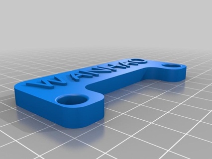 magnético puerta bloquear wanhao duplicador d6 imanes captura 6 3d impresora accesorios 3d print model - Mito3D