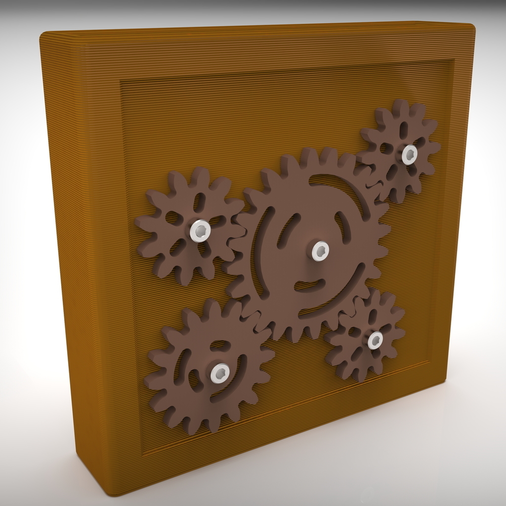 magnetic fridge leaflet holder fridge gears leaflet holder magnetic household  3D print model - Mito3D