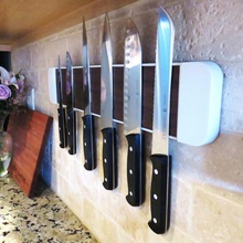 magnétique couteau rack d'impression 3d à construire la maison de cuisine porte-couteau l'organisation stockage 3d print model - Mito3D