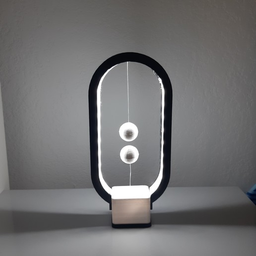 magnético da lâmpada a casa iman luz o magnetismo diodo emissor de 3D print model - Mito3D