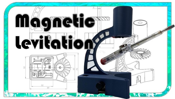 magnetic levitation Various diy fliegender magnet flying arduino schwebender engineering 3d print model - Mito3D