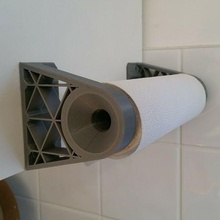 magnetic paper towel holder kitchen roll dispenser magnets 3d print model - Mito3D