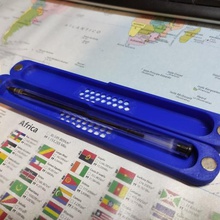 magnetic pen case home containers pencil 3d print model - Mito3D