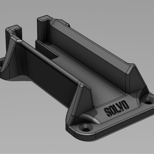 magnétique pistolet étui titulaire soutien outil 9mm aimant 3D print model - Mito3D
