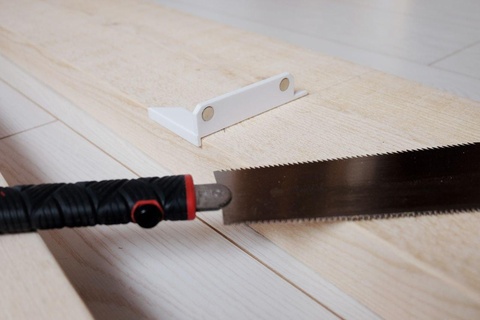 magnetic saw guide joiner's ruler carpenter 3d print model - Mito3D