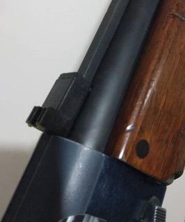 magnético escopeta posterior visión 7mm carril vista trasera disparo 3d print model - Mito3D