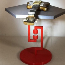 magnético tensegridad tabla art tensional integridad imposible flotante de compresión la 3d print model - Mito3D