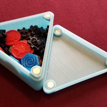 magnético token de caixa jogo 3d print model - Mito3D