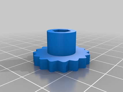 magnétique roue réduire rc beadlock jante échelle robot d'exploration chose 3d print model - Mito3D