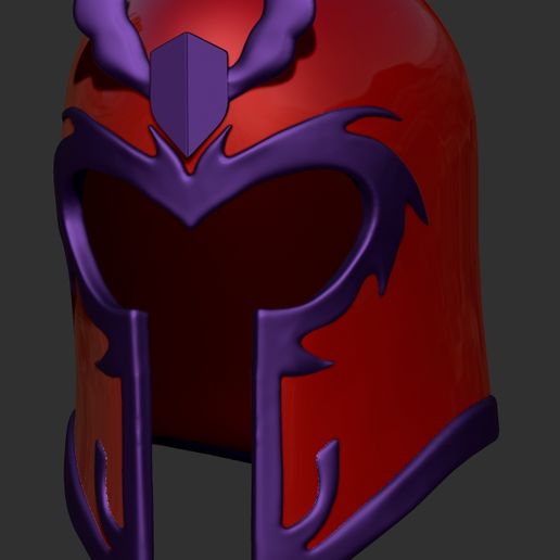 magneto classic helmet fanart 3d printing fashion marvel mutant variant lanscher xavier xmen 3D print model - Mito3D