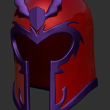 magneto klassisch Helm Fan Art 3d Drucken Mode Wunder Mutant Variante lanscher Xavier xmen 3d print model - Mito3D