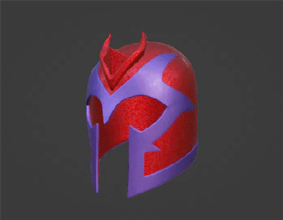 magneto helmet stl elmet 3d printable cosplay printing diy x-men mutant costume design cults3d 3d print model - Mito3D