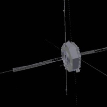 magnetospheric multiscale jogo Modelo 3d nave espacial mms reconexão magnética 3d print model - Mito3D