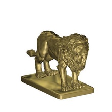 magnifique lion de la sculpture art 3d print model - Mito3D
