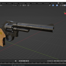 magnum oyun silah 3d print model - Mito3D