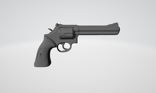 magnum 357 kydex muffa pistola 3d print model - Mito3D