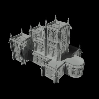 magnum templo cultura 6mm 8mm épico terreno titânico legião gótico catedral 3d print model - Mito3D