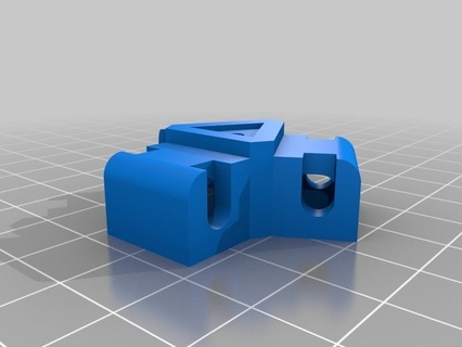magnus trípode medio conector cámara 3d print model - Mito3D