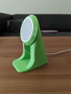 magsafe Telefon Stand iPhone Apfel 3d print model - Mito3D