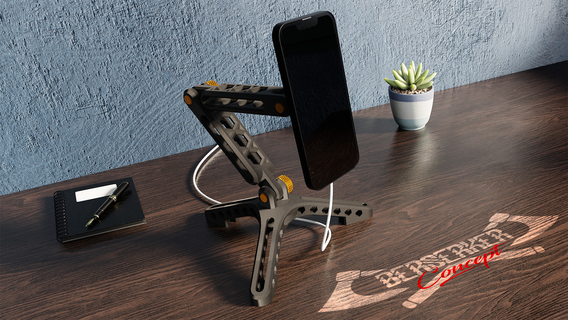 magsafe support mk2 iphone holder 3d print model - Mito3D