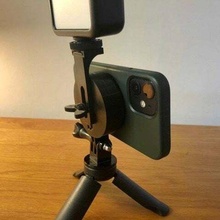 magsafe tripod gopro mount coldshoe 50mm ferrite ring iphone12 iphone12pro iphone12promax phone mobile_phone 3d print model - Mito3D