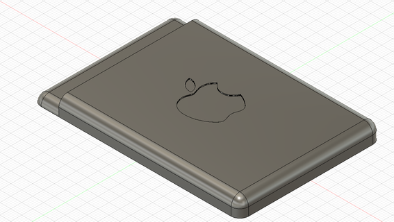 magsafe portafoglio 3d print model - Mito3D