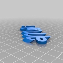 magi corsivo personalizzato organizzazione 3d print model - Mito3D