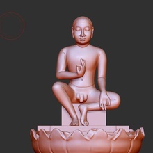Mahavira Kühlschrank Wette Spielzeug Zuhause Haus Swami Buddha Öl Indien 3d print model - Mito3D