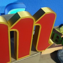 mahou lumineux affiche Bière marque art LED san miguel couronner 3d print model - Mito3D