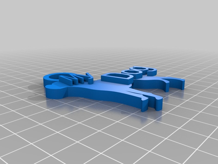 Mai angepasst Schlüsselanhänger 3d print model - Mito3D
