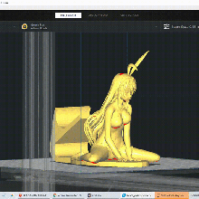 mai ps4 oyun kolu Kulp destek rezil rüya tavşan kız sempai anime seksi kol 3d print model - Mito3D