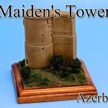 maidens tower -Aserbaidschan Architektur Gebäude-Strukturen 3d print model - Mito3D